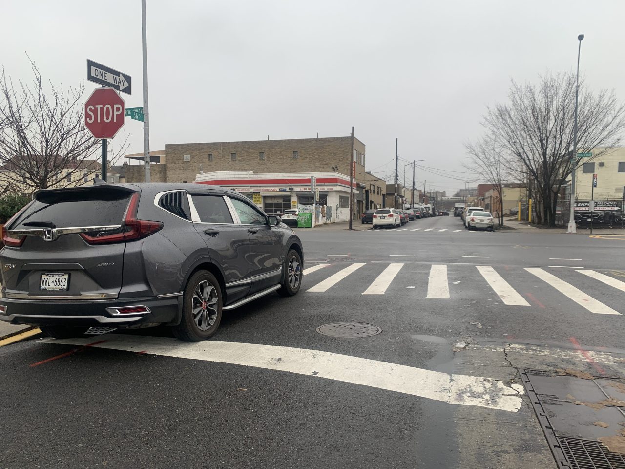 The driver wouldn't see a kid until he or she is literally on top of the child. Photo: Gersh Kuntzman
