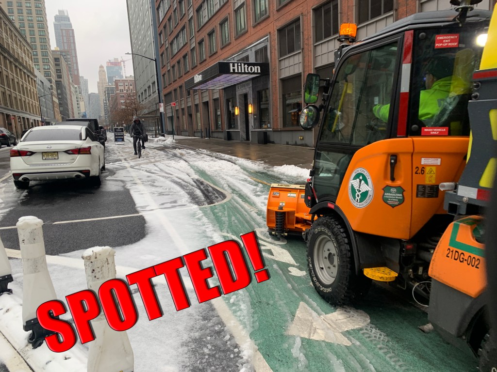 Eyes on the Street: The First (And Only?) Snow Report of the Year