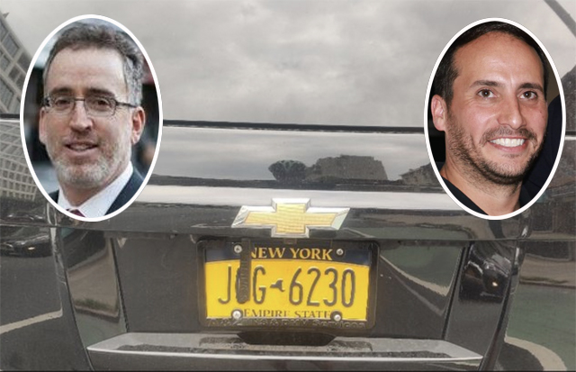EXCLU: Driver Who Sicced NYPD on Lawyer Adam White For ‘Criminal Mischief’ on Defaced Plate is Cop-Adjacent