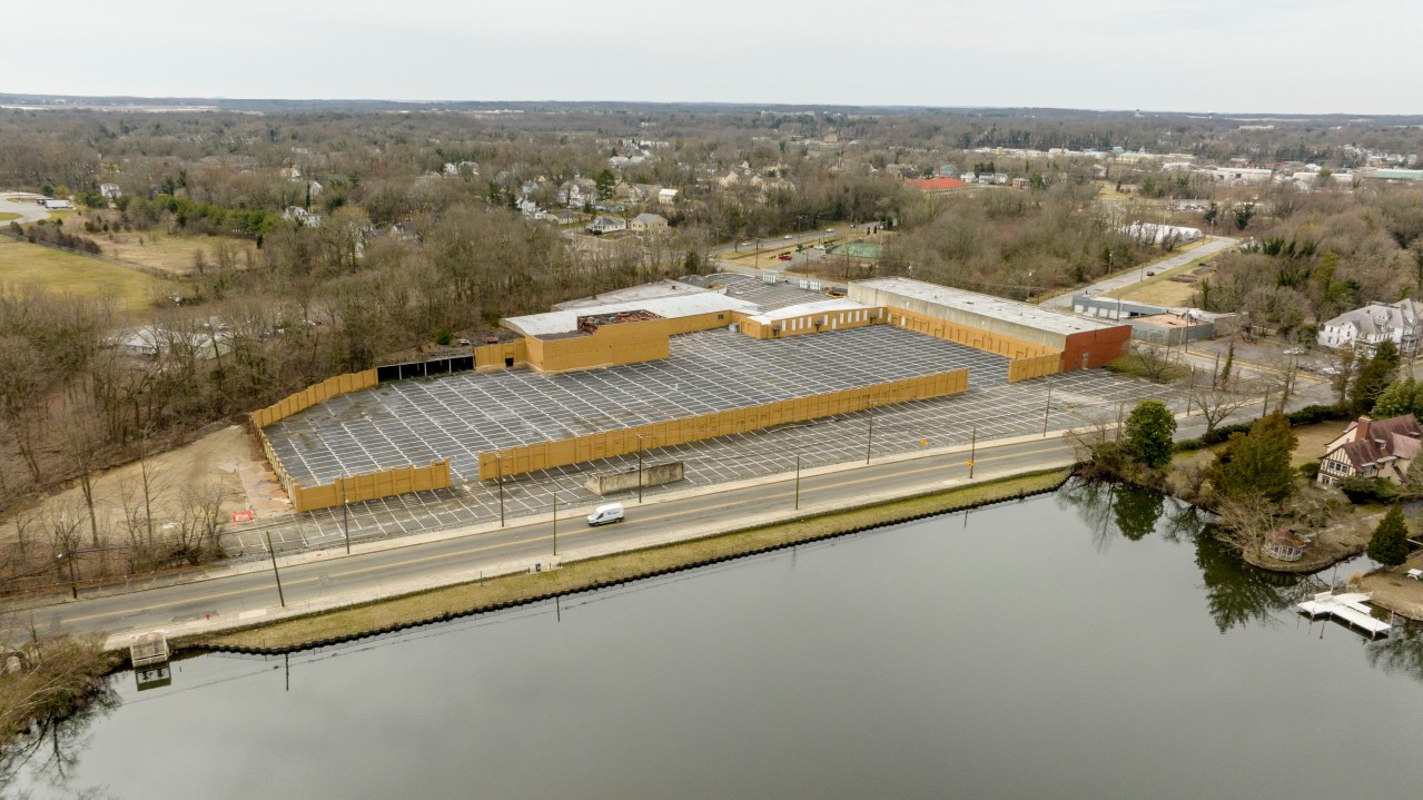 This compound in Bridgeton, New Jersey, serves as the business address of 300 used car dealers who issued 45,000 temporary license plates last year. Photo: Johnny Milano