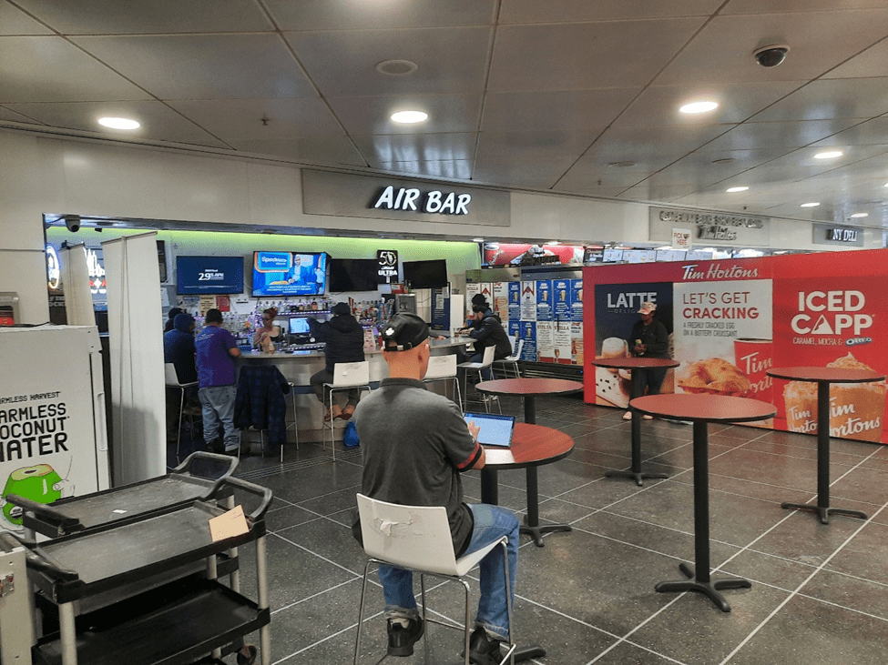 A less-inviting Air Bar. Photo: Liam Jeffries