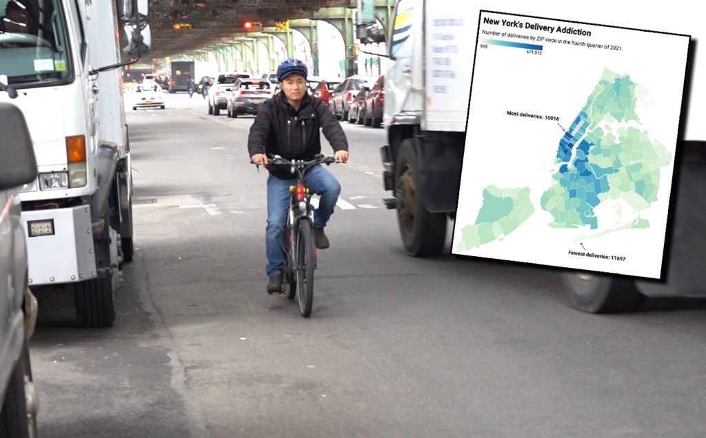 THAT’S RICH! Some Neighborhoods Order Lots of Deliveries, But Don’t Want to Help the Workers