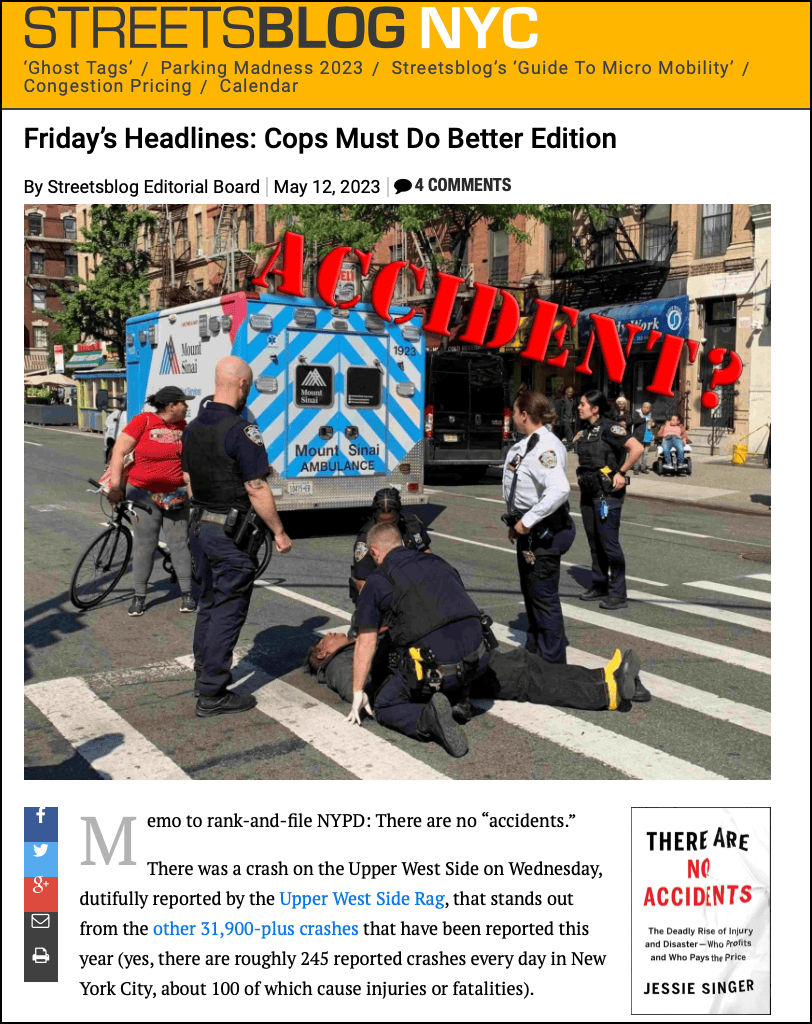 Upper West Side Pedestrian Dies from Injuries Caused by Reckless Van ...