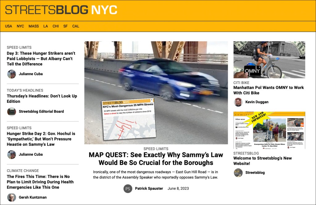 Friday’s Headlines: Exciting New Website Edition