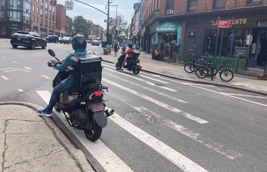 Deliveristas Turning to Gas-Fueled Mopeds: ‘I Don’t Have a Place to Charge the E-Bike’