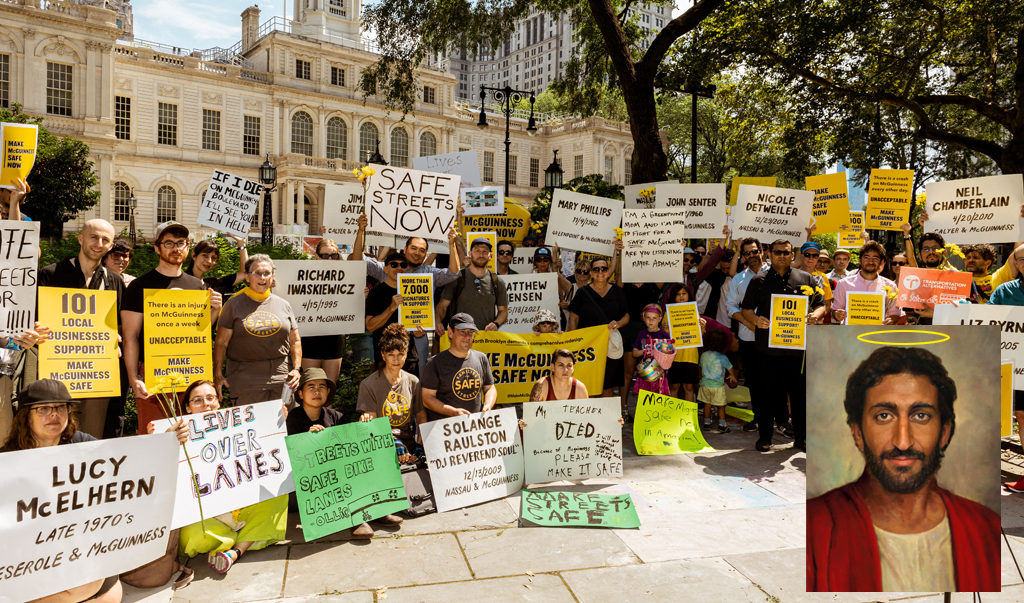 Opinion: What Would Jesus Do? He’d Build a Bike Lane on McGuinness, Mr. Mayor