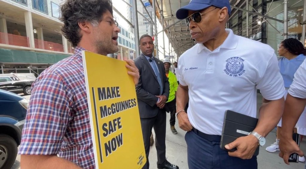 Adams Weighs McGuinness Redesigns, But Tells Parents He Can’t Commit to Original Plan