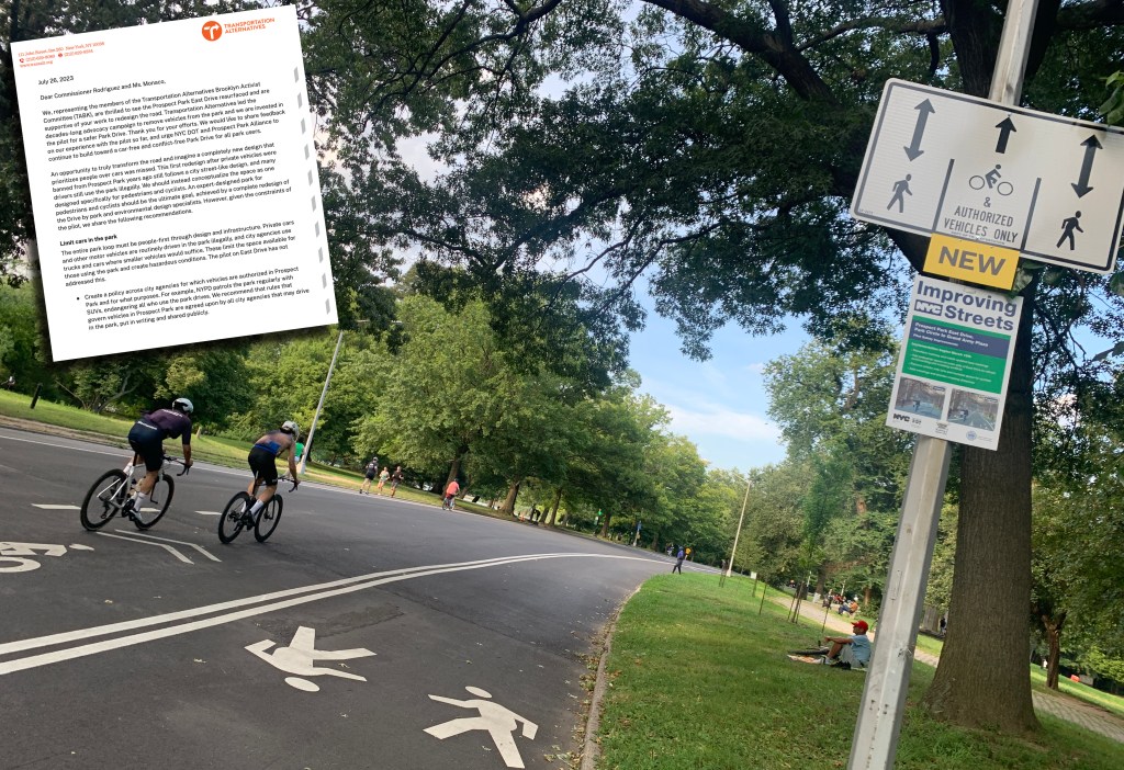 Advocates Slam Prospect Park Striping as a Half Measure