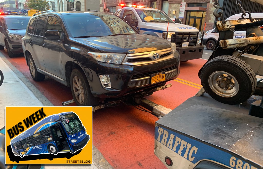NYPD Christens New Busway with Livingston Street Tow-A-Palooza