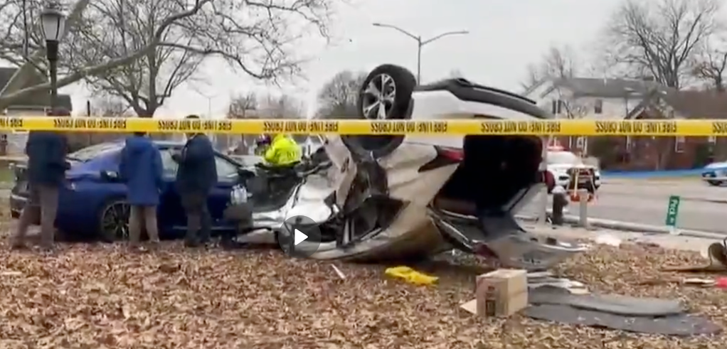 Another Utopia Pkwy Crash Shows What Happens When Drivers are Allowed to Speed on Unsafe Roads