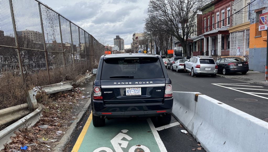Barriers Fail To Keep Drivers From Blocking Bronx Bike Lanes