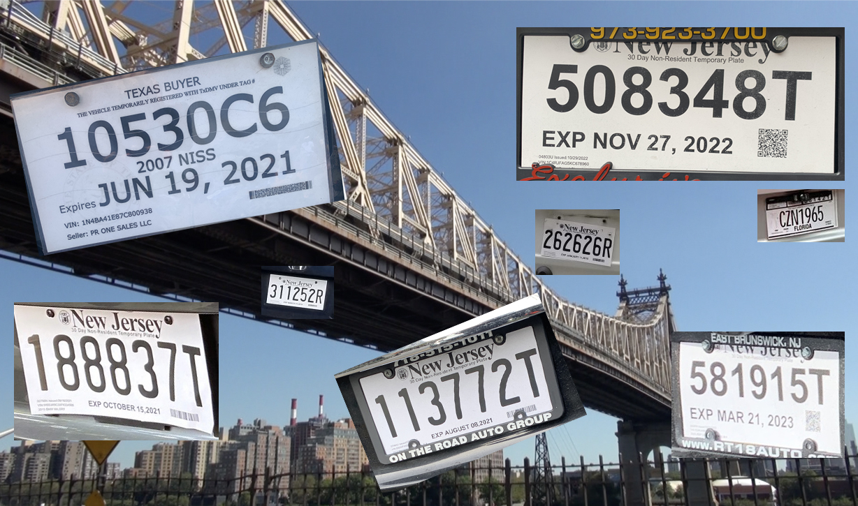 On Eve of Congestion Pricing, Plate Scams at Bridge Tolls are Way