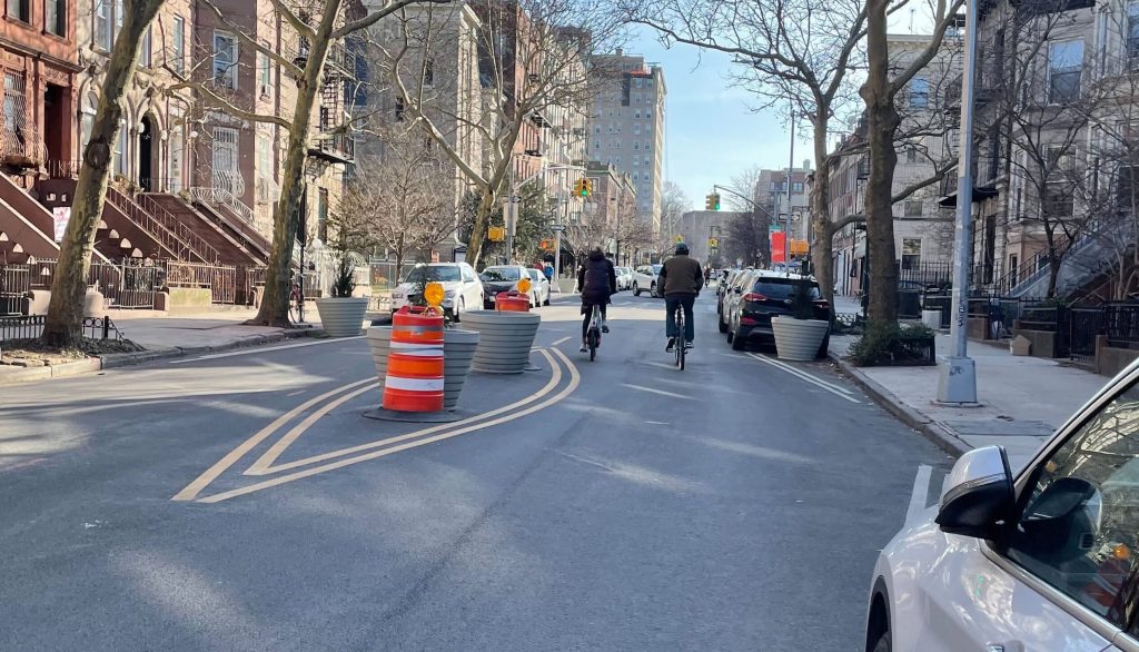 Frustrated Residents Finish Mayor Adams’s Stalled Underhill Ave. Bike Boulevard
