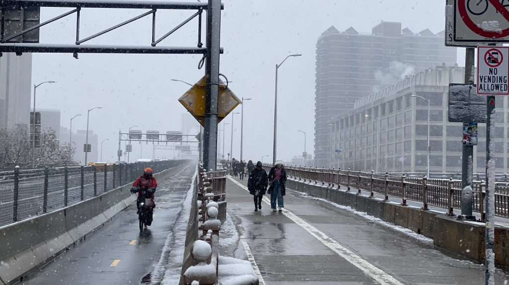 NYC’s Second Snow Day of 2024 Brings Clearer Bike Lanes