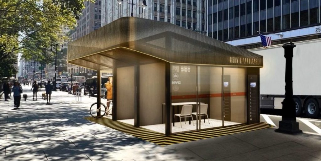 SEE IT! Long-Awaited City Hall Delivery Worker Hub Unveiled