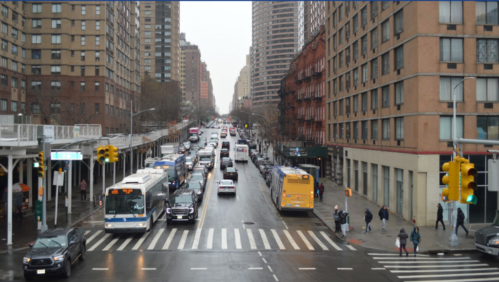 DOT Proposes Bus Lanes To Speed Up Crosstown Transit In Upper Manhattan