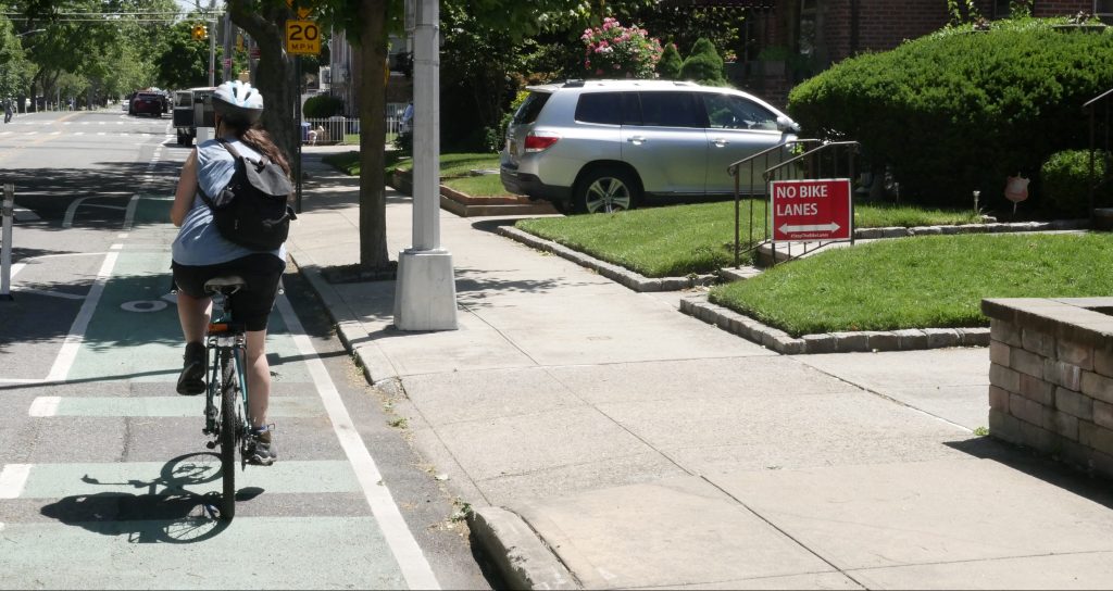 BIKELASH! DOT Waters Down Northeast Queens Protected Lanes
