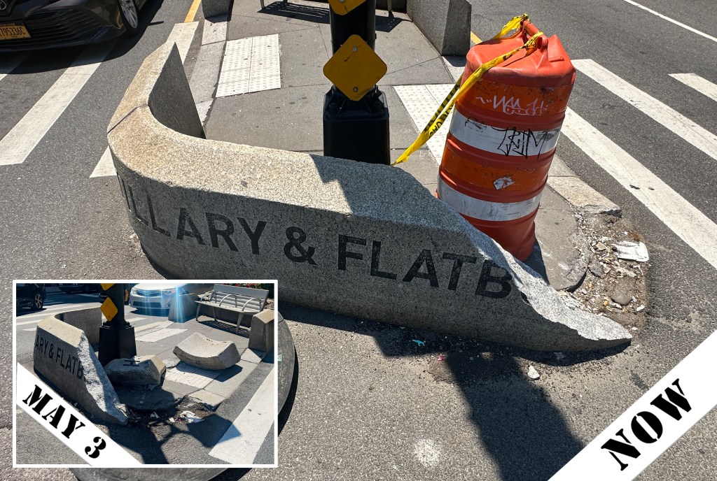 #StuckAtDOT: Weeks After Truck Slams into Concrete, Residents Are Waiting For Safety