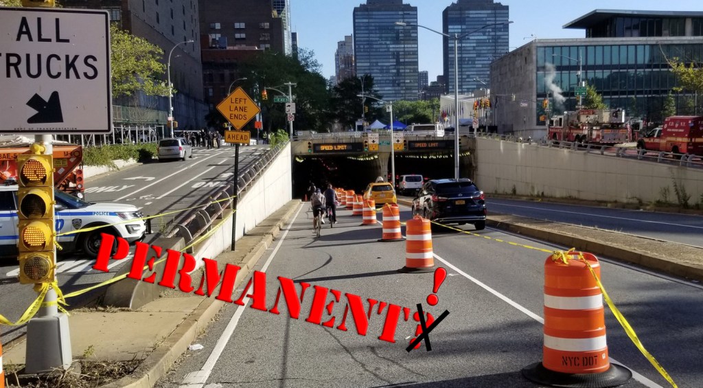 ‘Express Bike Lane’ Coming Soon to First Ave. Tunnel