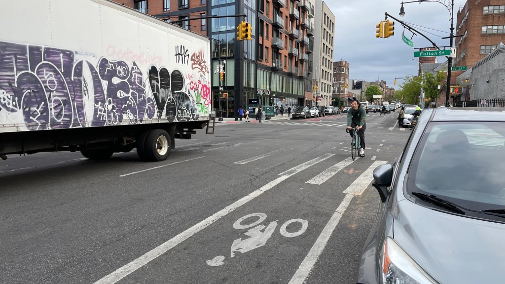 Wow, The Bedford Avenue Protected Bike Lane Is Really Happening