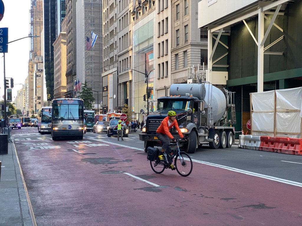 Civic Panel Dings Adams For Cutting Bike and Bus Lanes Out of Fifth Av. Redesign
