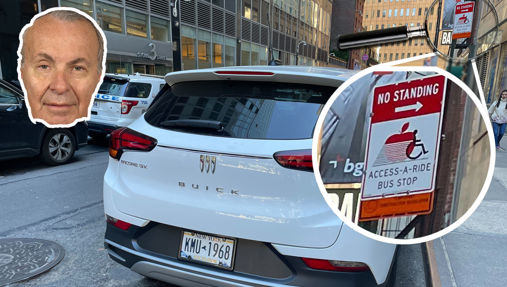 As Congestion Pricing Passes, Suburban Naysayer on MTA Board Again Abuses His Placard
