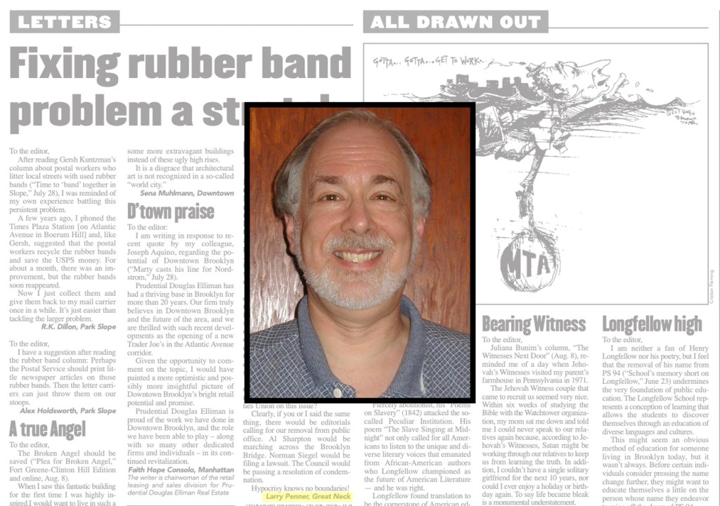 Larry Penner, Federal Transit Official and Letter Writer, is Dead