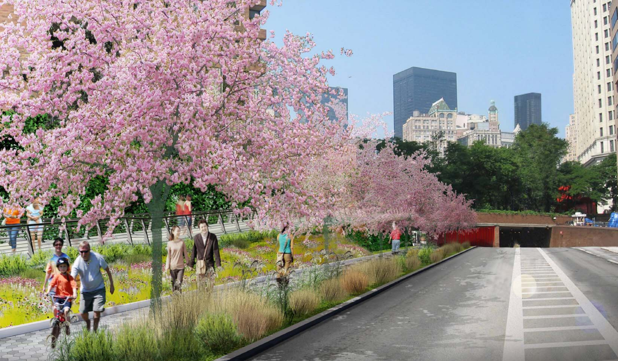 Park Row Spring Path Chinatown Pols Renew Push for Cars on Park Row, But Residents Say No ...