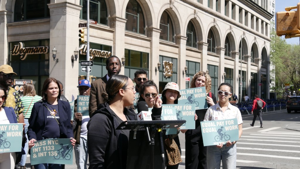 Supporters Rally, But Delivery Workers Stay Home Amid Deportation Fears