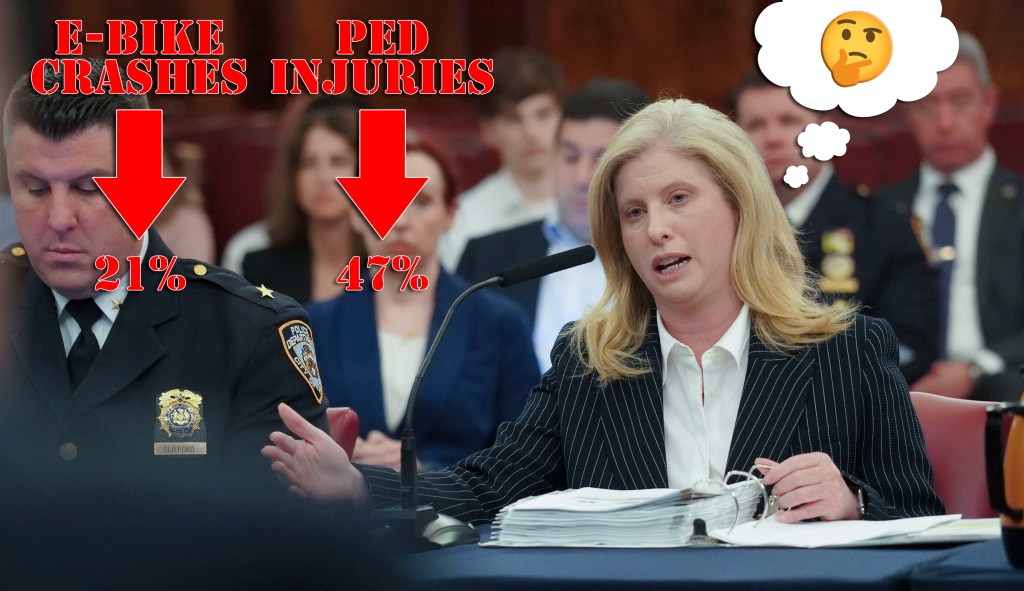 Data Dump: E-Bike Crashes Were Down Before NYPD Crackdown, Contradicting Tisch’s Rationale