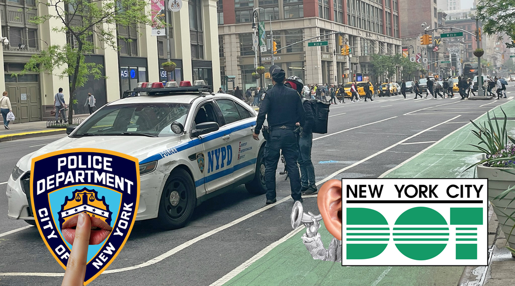 Quiet Desperation: NYPD’s Tisch Didn’t Tell DOT About Her Crackdown on Cycling