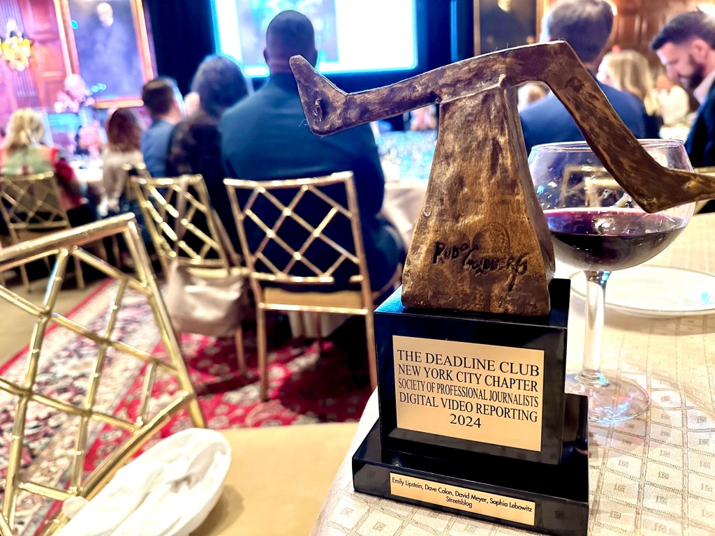And the Winner Is…: Streetsblog’s New Video Team Honored with Deadline Club Award
