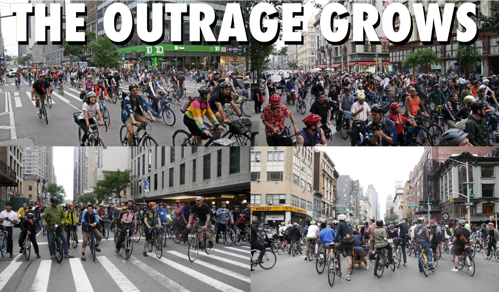 Monday’s Headlines: Critical Mass of Rage Against the NYPD Edition