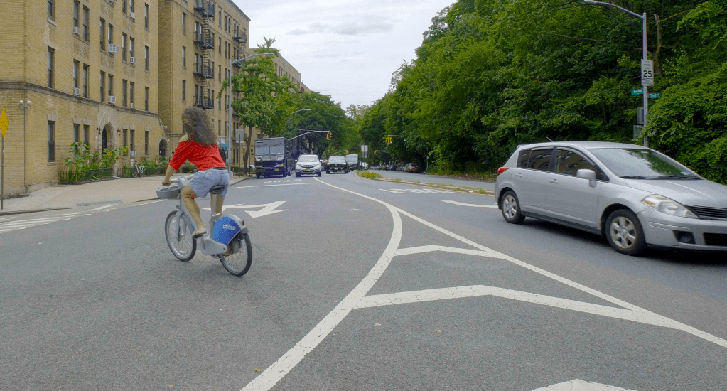DOT’s Uptown Greenway Connector is ‘Ridiculous’ — And Forces Cyclists to Cross a Highway Ramp!
