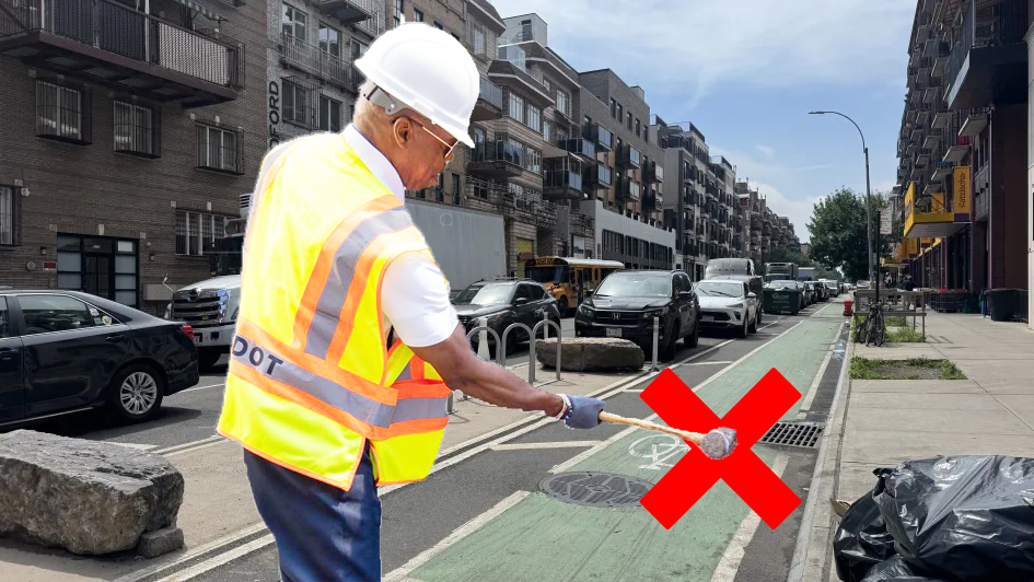Brooklyn Judge Lets Eric Adams Rip Up Bedford Avenue Protected Bike Lane