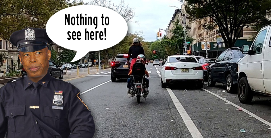 Six Inane Arguments Mayor Adams Is Using To Defend Ripping Up The Bedford Ave. Bike Lane