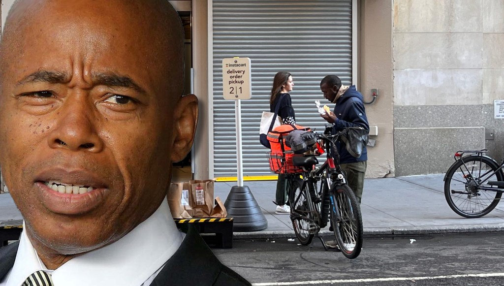 Eric Adams May Veto Grocery Delivery Minimum Wage that Eric Adams Championed