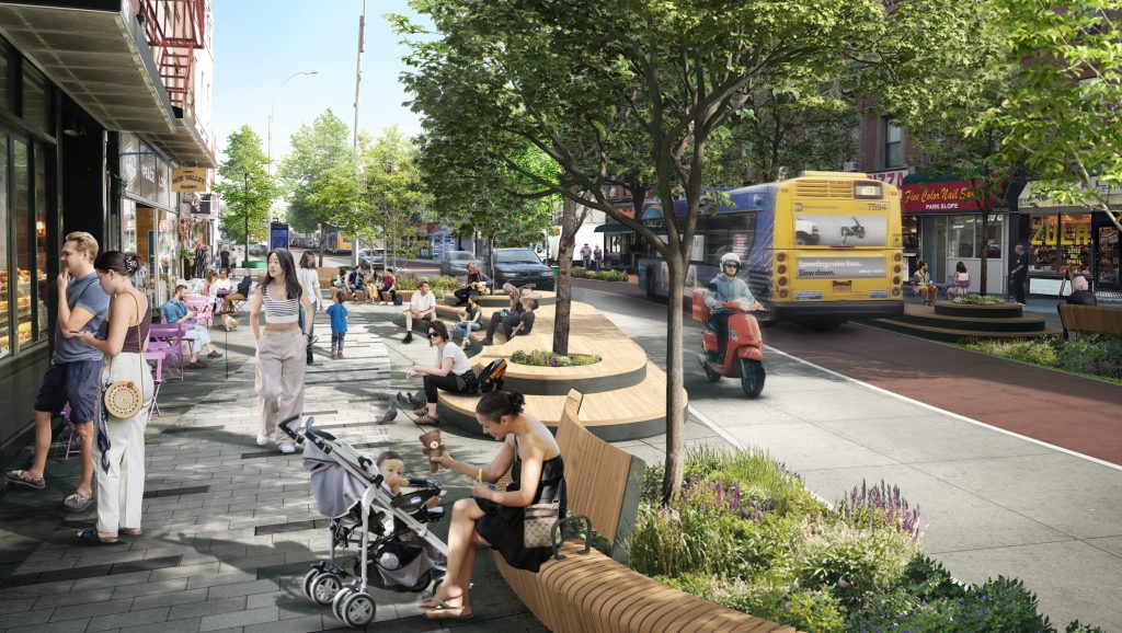 Redesign for Brooklyn’s Fifth Ave. Shopping Strip Puts Customers First