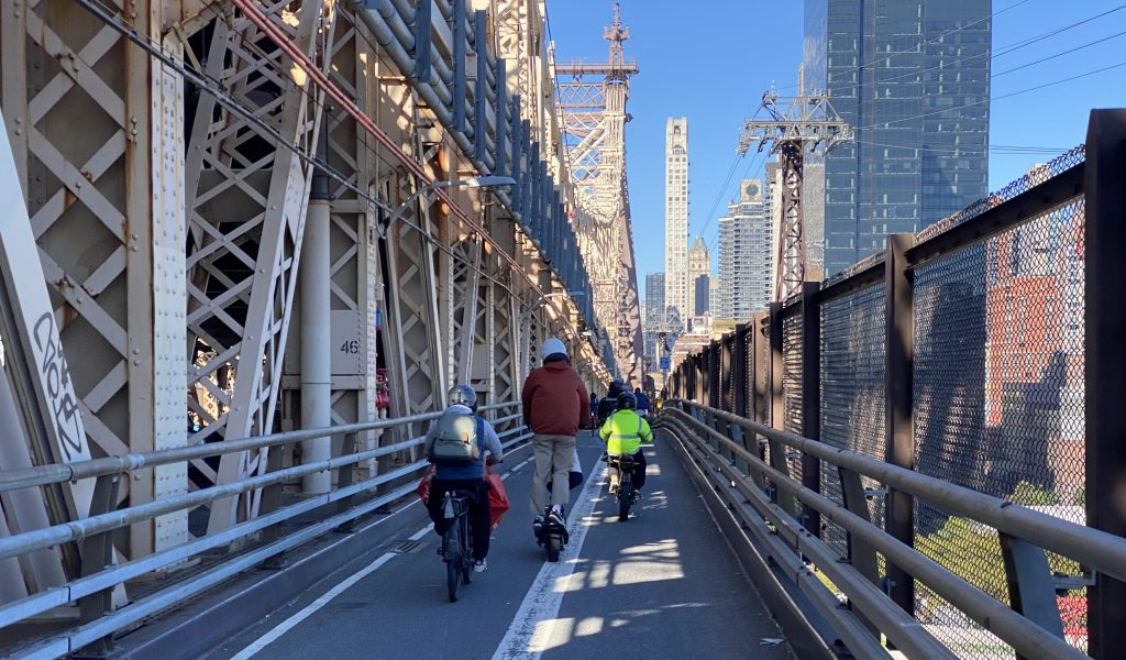 Eyes on the Bridge: Queensboro Bridge Bike and Pedestrian Paths Are Almost There