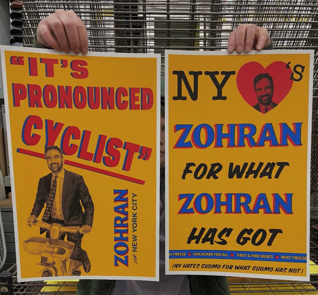 DECISION 2025: Brooklyn Printer Celebrates a ‘Cyclist’ Democratic Nominee