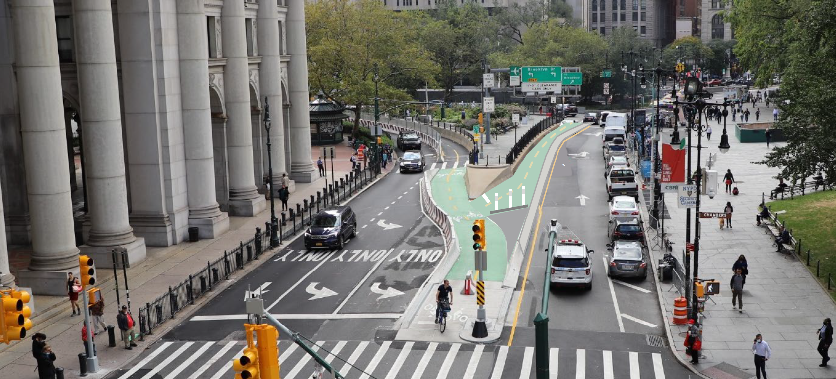 Mamdani Will Upgrade Brooklyn Bridge Manhattan-Side Entrance By June - Streetsblog New York City