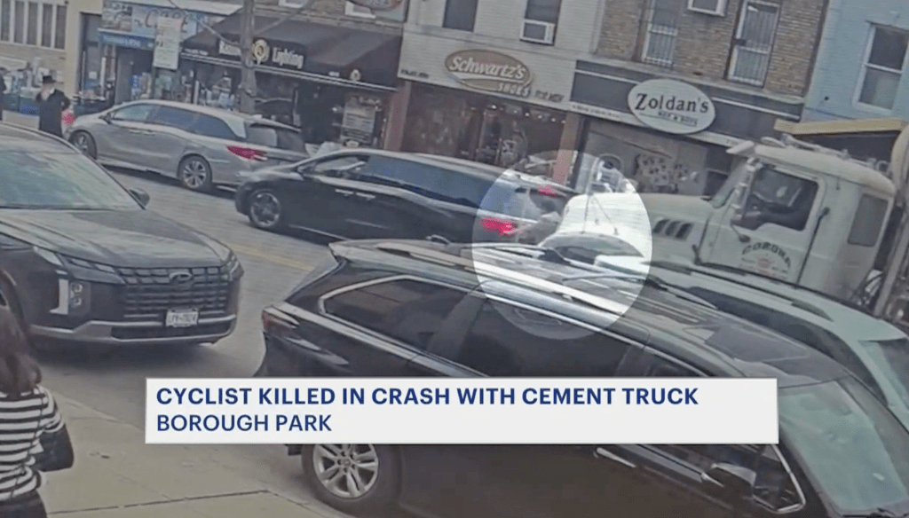 Cement Truck Driver Kills Cyclist On Treacherous Borough Park Stretch