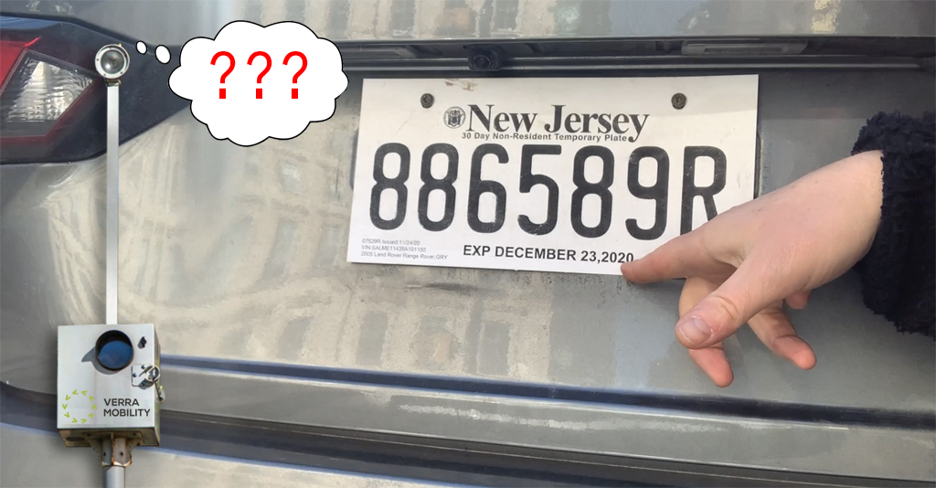 DOT Re-Ups With Speed Camera Operator But Temp Tags Are Still Unticketable