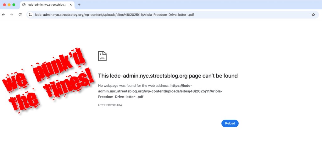 Wednesday’s Headlines: We 404’d The Times Edition
