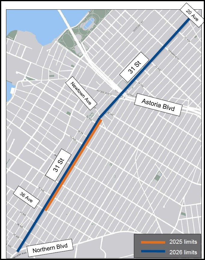 Mamdani S DOT Responds To Astoria Bike Lane Backlash With An Even 31st Street Outlined 