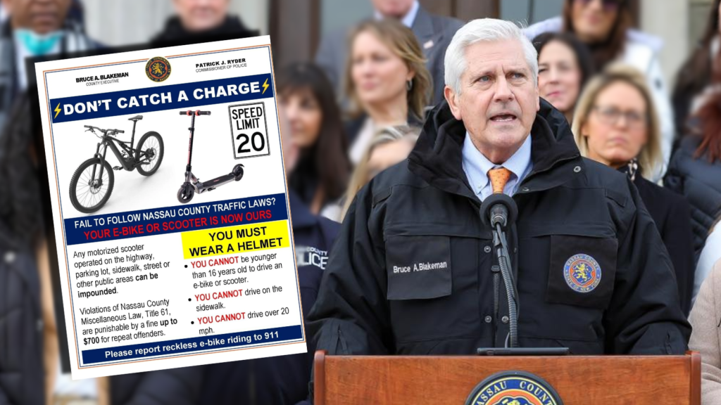 Nassau Co. Pols Push to Overturn Blakeman E-Bike Ban