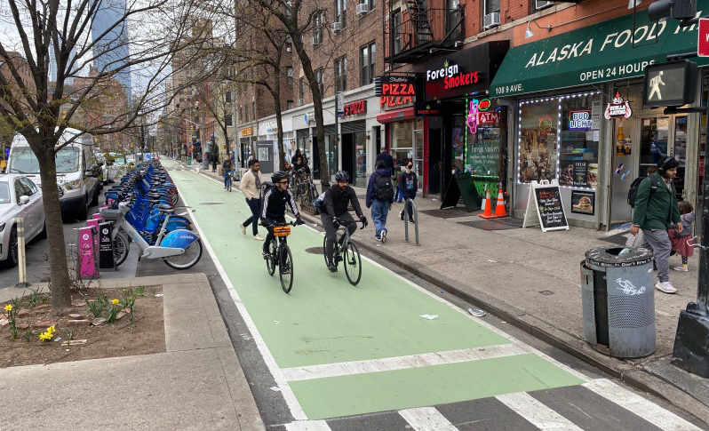 Exclusive: Wider Bike Lane Coming This Spring To Sixth Ave. in Manhattan - Streetsblog New York City