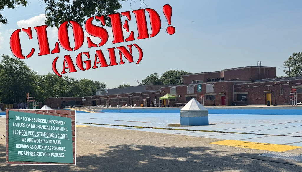 Pool Report: Parks Dept. Leaves Red Hookers Hot And Bothered — Again!