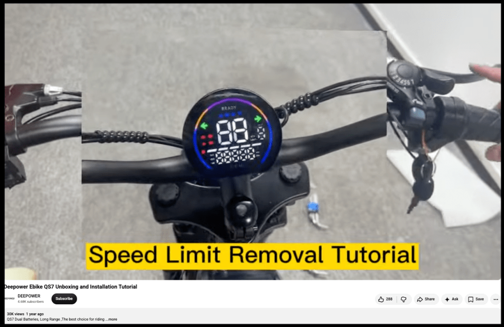 Quick Change: E-Moto Maker Altered Website After Fatal Crash