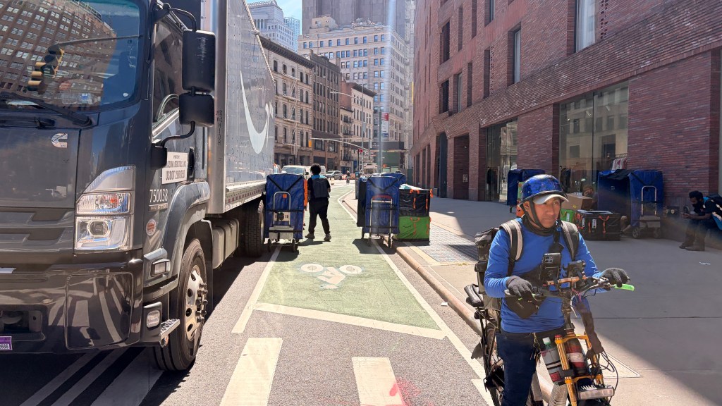 Amazon Delivery Drivers Routinely Speed, Block Bus And Bike Lanes